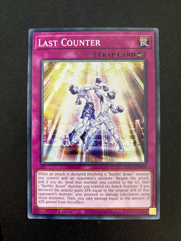 Yugioh Last Counter LD10-EN059 Common 1st Edition NM