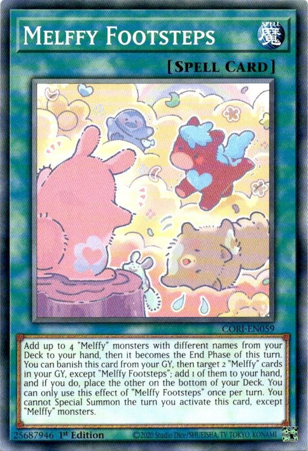 Yugioh Melffy Footsteps CORI-EN059 Common 1st Edition NM