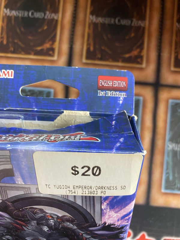 Yugioh Emperor of Darkness Structure Deck 1st Edition Opened (Cards Still NM)