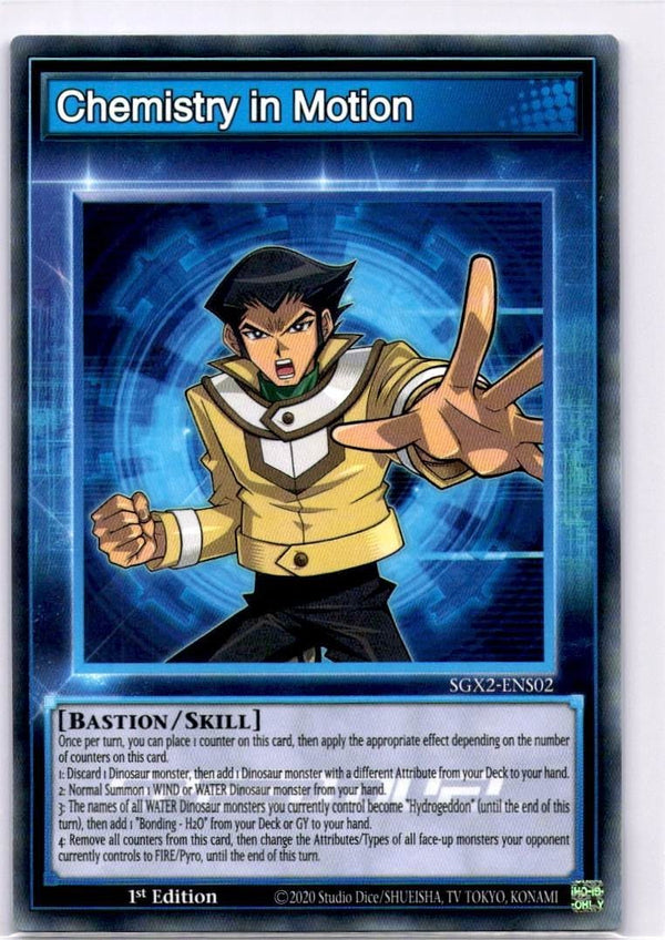 Yugioh Chemistry in Motion SGX2-ENS02 Common 1st Edition NM