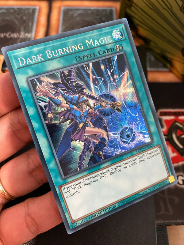 Yugioh Dark Burning Magic LDK2-ENS05 Secret Rare Limited Edition NM