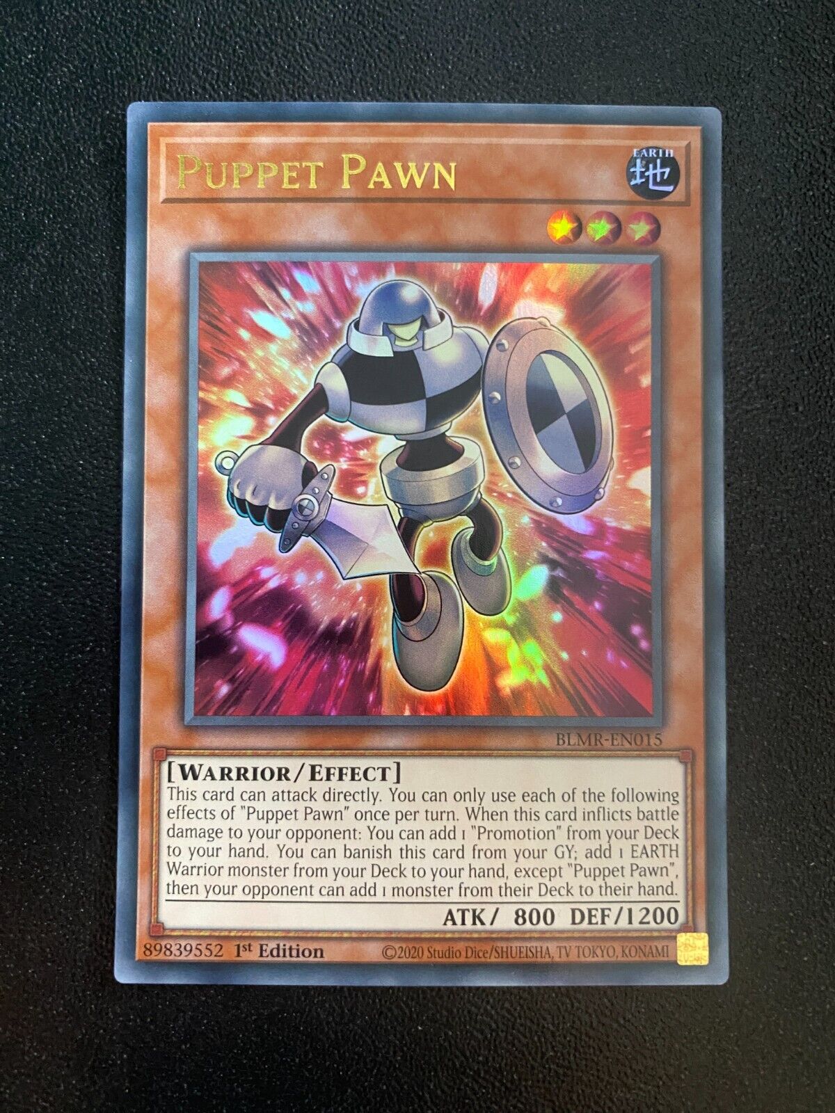 Yugioh Puppet Pawn BLMR-EN015 Ultra Rare 1st Edition NM/MINT