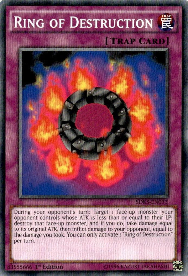 Yugioh Ring of Destruction SDKS-EN033 Common 1st Edition NM