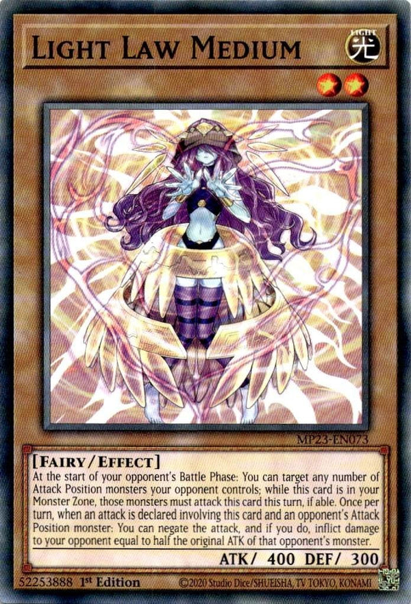 Yugioh Light Law Medium MP23-EN073 Common 1st Edition NM