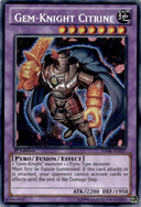 Yugioh Gem-Knight Citrine HA06-EN019 Secret Rare 1st Edition LP