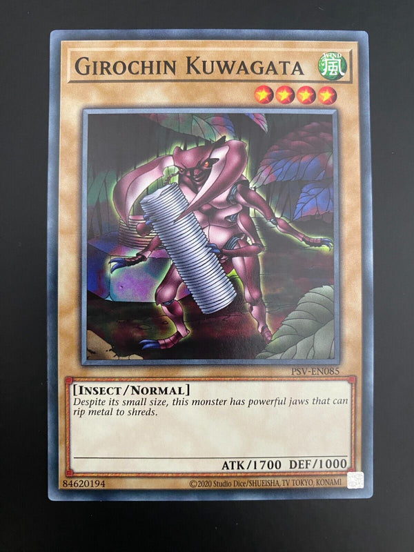 Yugioh Girochin Kuwagata PSV-EN085 Common Unlimited Edition NM/MINT