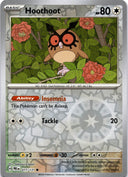 Pokemon Hoothoot 077/131 Prismatic Evolutions Reverse Holo NM