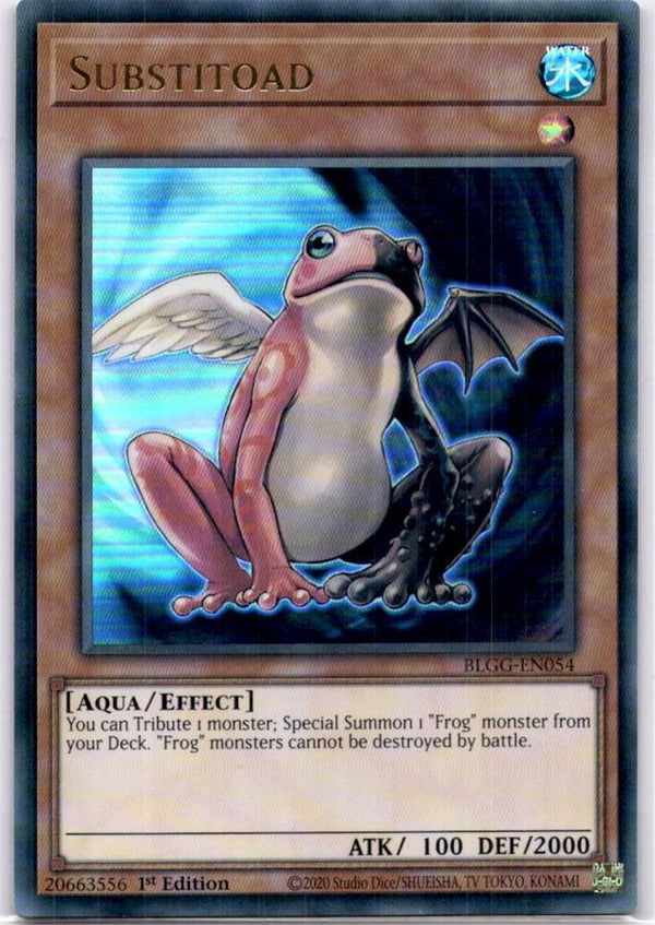 Yugioh Substitoad BLGG-EN054 Ultra Rare 1st Edition NM