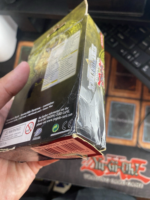 Yugioh Invincible Fortress Structure Deck Unl Ed Factory Sealed (Damaged Box)