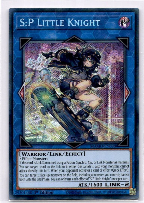Yugioh S:P Little Knight MAMO-EN030 Secret Rare 1st Edition NM