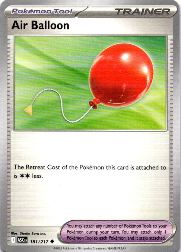 Pokemon Air Balloon 181/217 Ascended Heroes Non Holo NM