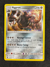 Pokemon Aggron 67/111 Crimson Invasion Holo NM-MINT