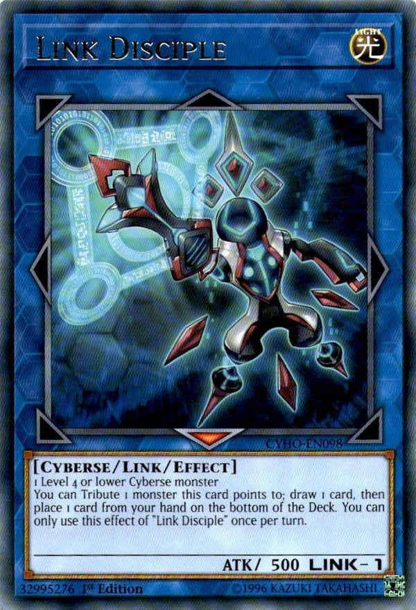 Yugioh Link Disciple CYHO-EN098 Rare 1st Edition NM