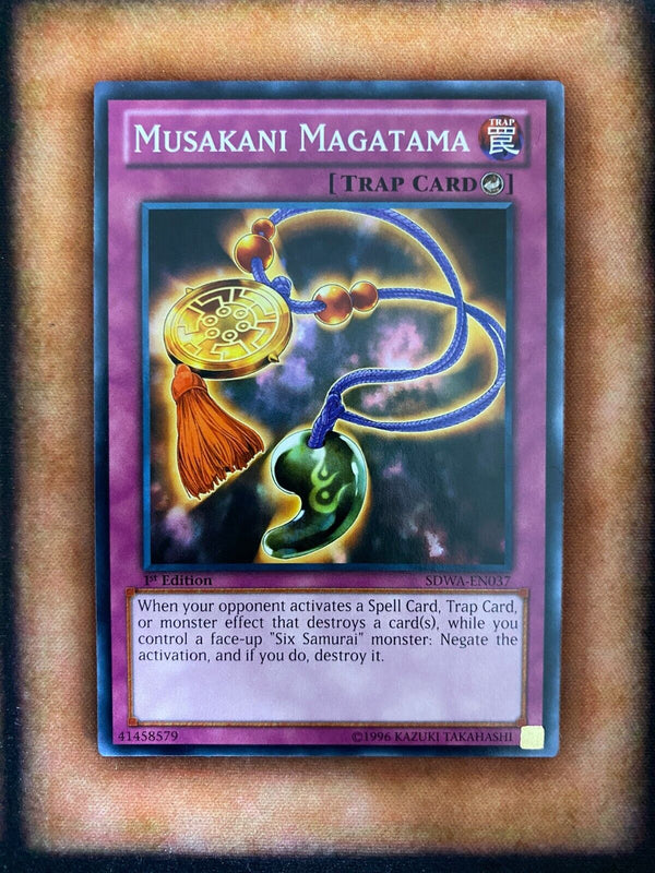 Yugioh Musakani Magatama SDWA-EN037 Common 1st Edition NM/MINT