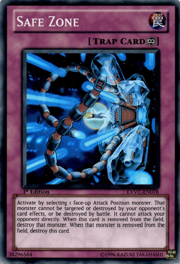 Yugioh Safe Zone EXVC-EN078 Super Rare 1st Edition VLP/NM