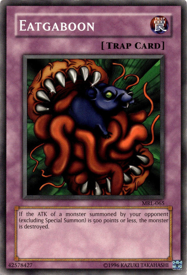 Yugioh Eatgaboon MRL-065 Common Unlimited Edition MP/LP