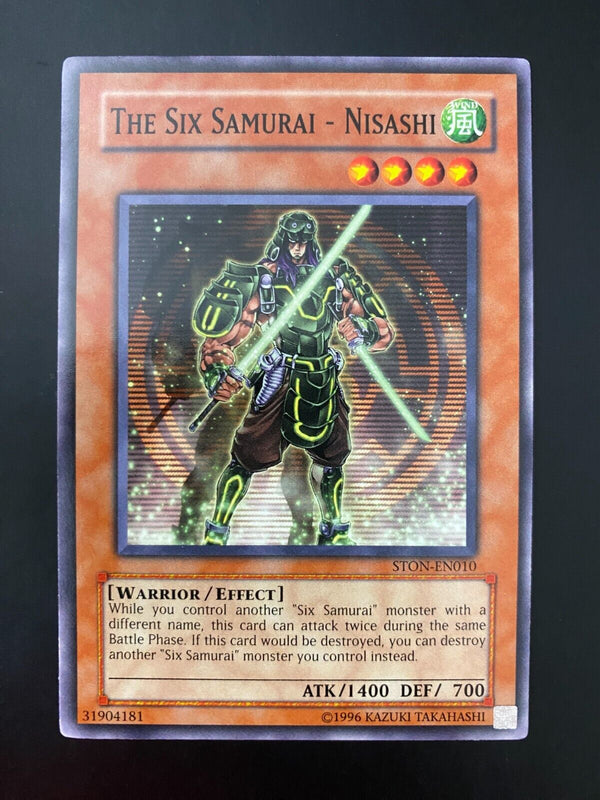 Yugioh The Six Samurai - Nisashi STON-EN010 Common Unlimited Edition NM/MINT