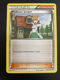 Pokemon Professor Juniper 101/114 Black White Base Non Holo BEND