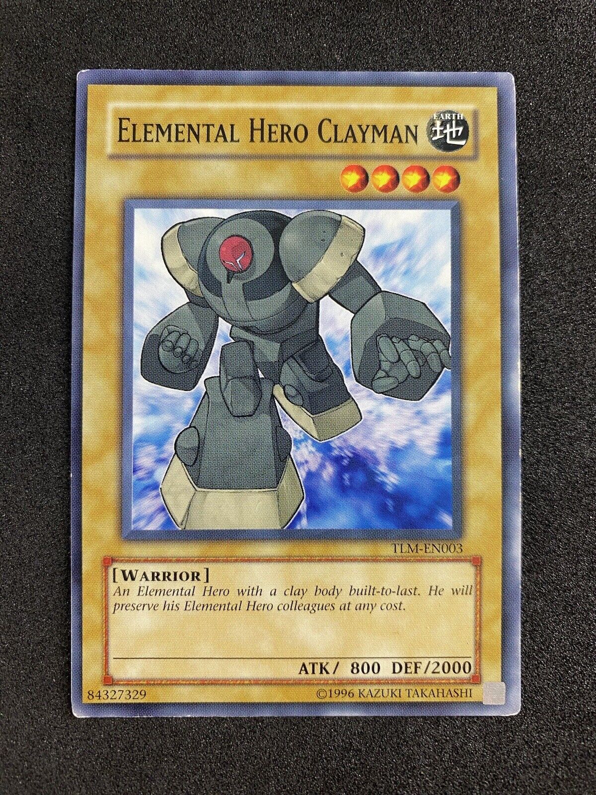 Yugioh Elemental Hero Clayman TLM-EN003 Common Unlimited Edition LP