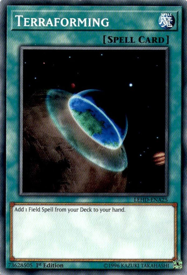 Yugioh Terraforming LEHD-ENA25 Common 1st Edition LP
