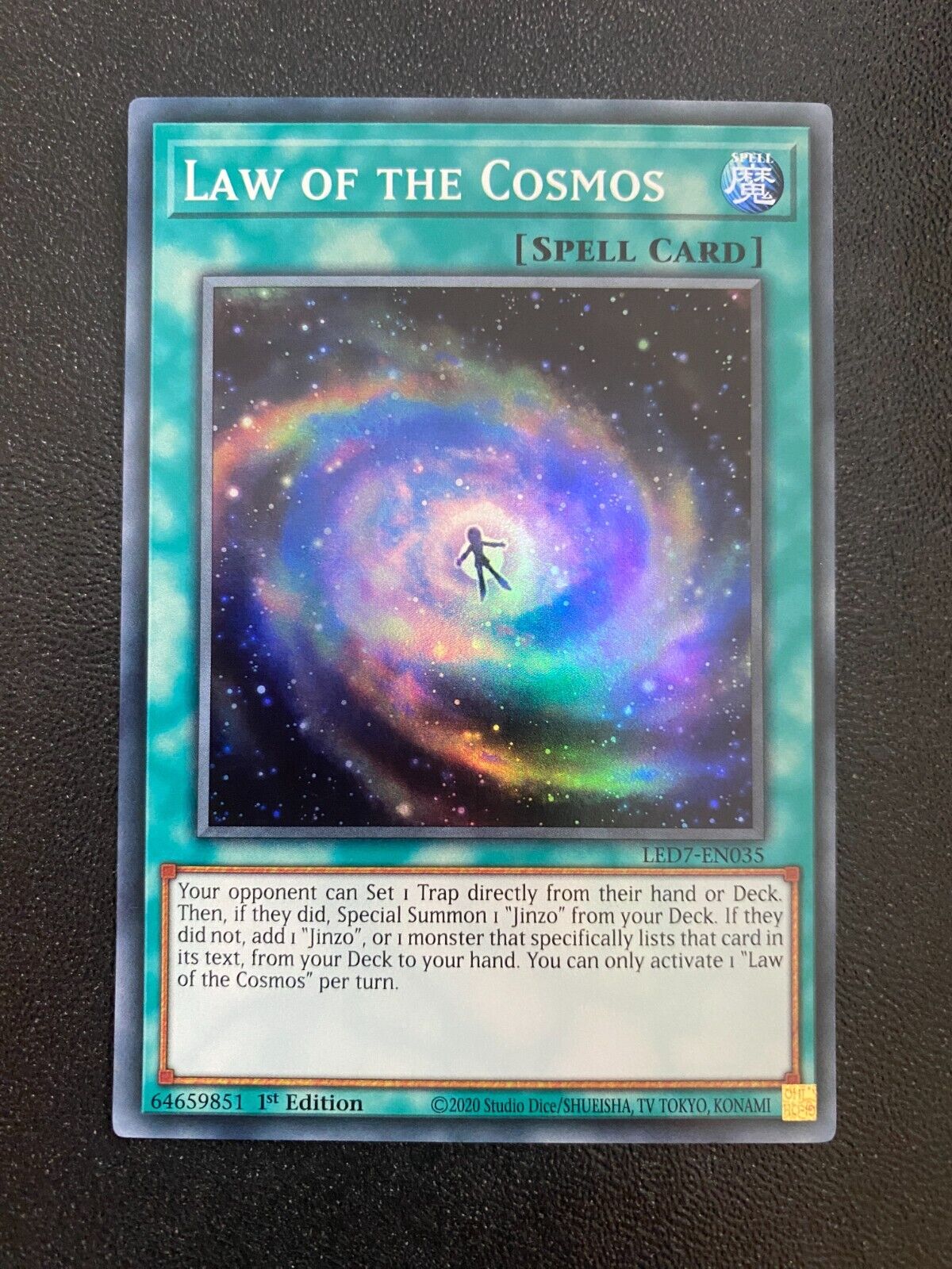 Yugioh Law of the Cosmos LED7-EN035 Super Rare 1st Edition NM