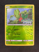 Pokemon Treecko 8/168 Reverse Celestial Storm Stamped LP