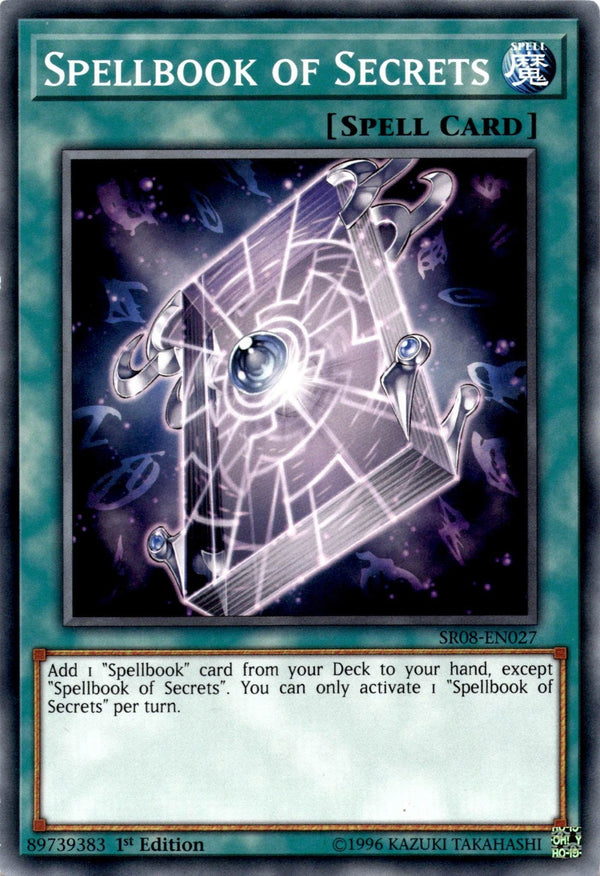 Yugioh Spellbook of Secrets SR08-EN027 Common 1st Edition LP