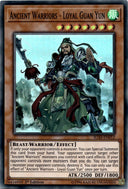 Yugioh Ancient Warriors - Loyal Guan Yun IGAS-EN012 Super Rare 1st Edition LP/NM