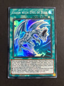 Yugioh Vision with Eyes of Blue BACH-EN050 Super Rare 1st Edition NM