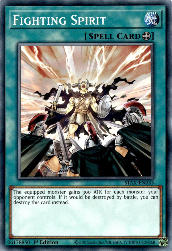 Yugioh Fighting Spirit STAX-EN033 Common 1st Edition NM