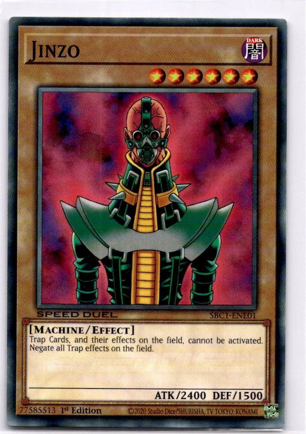 Yugioh Jinzo SBC1-ENE01 Common 1st Edition NM