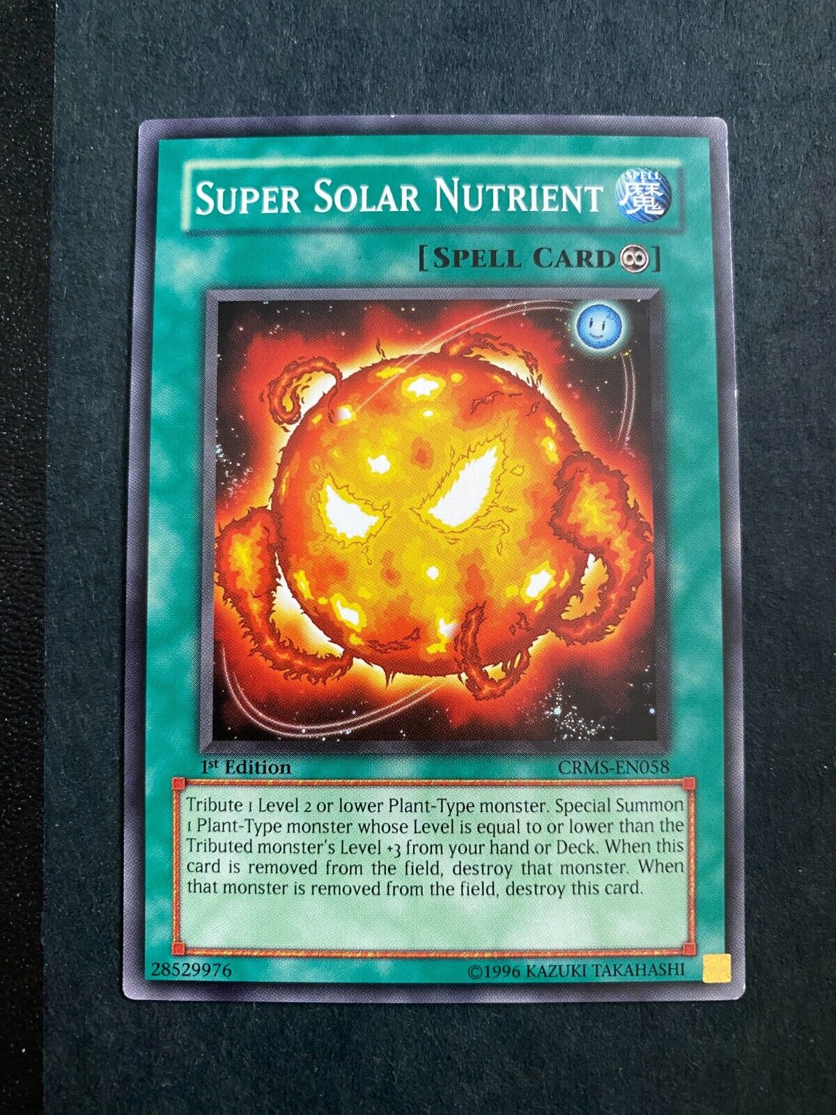 Yugioh Super Solar Nutrient CRMS-EN058 Common 1st Edition MP/LP