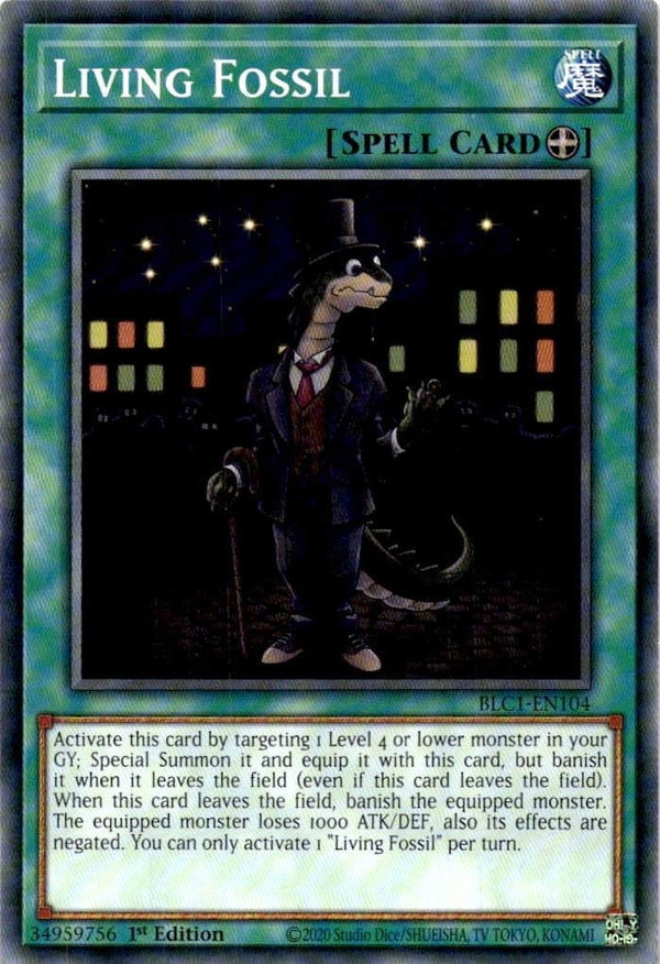 Yugioh Living Fossil BLC1-EN104 Common 1st Edition LP
