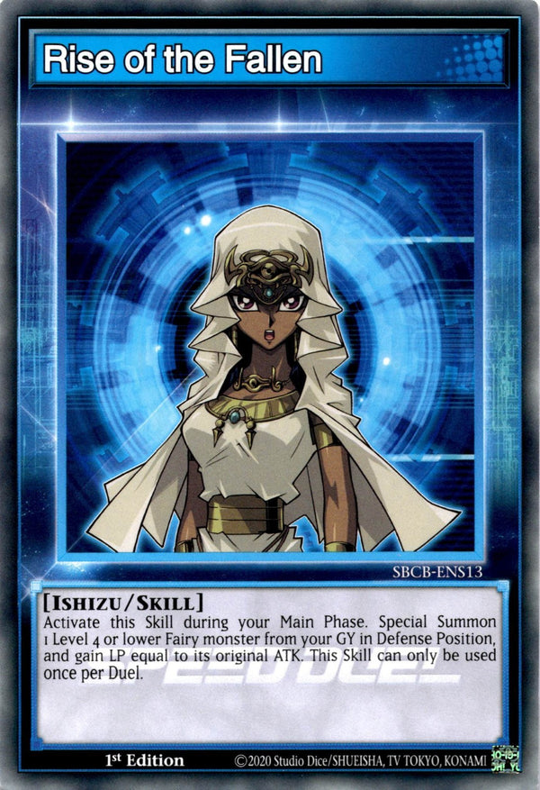 Yugioh Rise of the Fallen SBCB-ENS13 Speed Duel Common 1st Edition LP