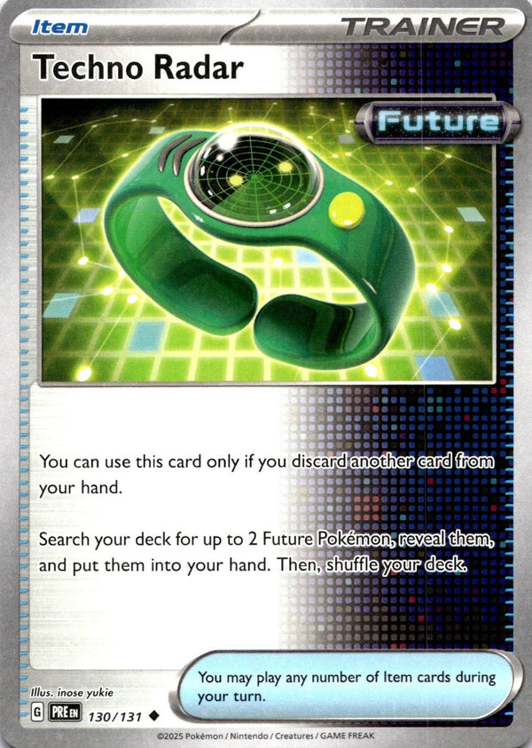 Pokemon Techno Radar 130/131 Prismatic Evolutions Non Holo NM