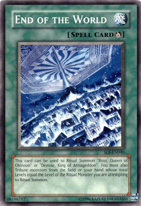 Yugioh End of the World SOI-EN046 Common Unlimited Edition NM