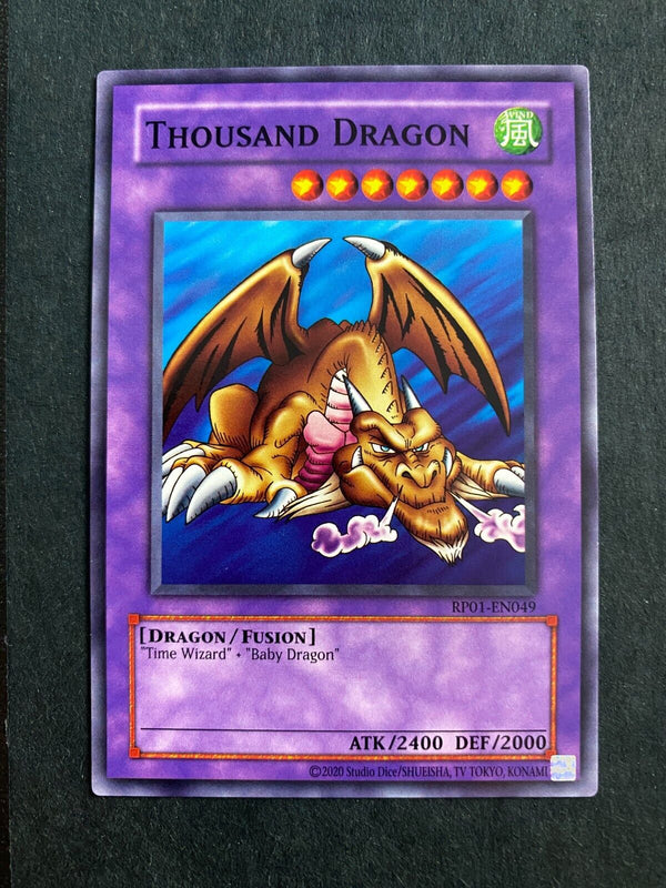 Yugioh Thousand Dragon RP01-EN049 Common Retro Pack Reprint NM