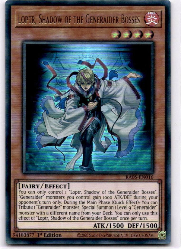 Yugioh Loptr Shadow of the Generaider Bosses RA05-EN016 Ultra Rare 1st Ed NM