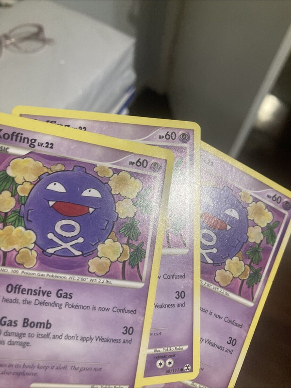 Pokemon Koffing 68/111 Rising Rivals Non Holo MP