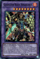 Yugioh Gladiator Beast Heraklinos LCGX-EN253 Super Rare Unlimited Edition NM