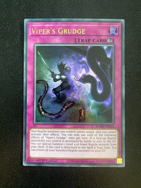 Yugioh Viper's Grudge BLMR-EN022 Ultra Rare 1st Edition NM/MINT