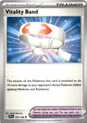 Pokemon Vitality Band 197/198 Scarlet Violet Base Non Holo NM