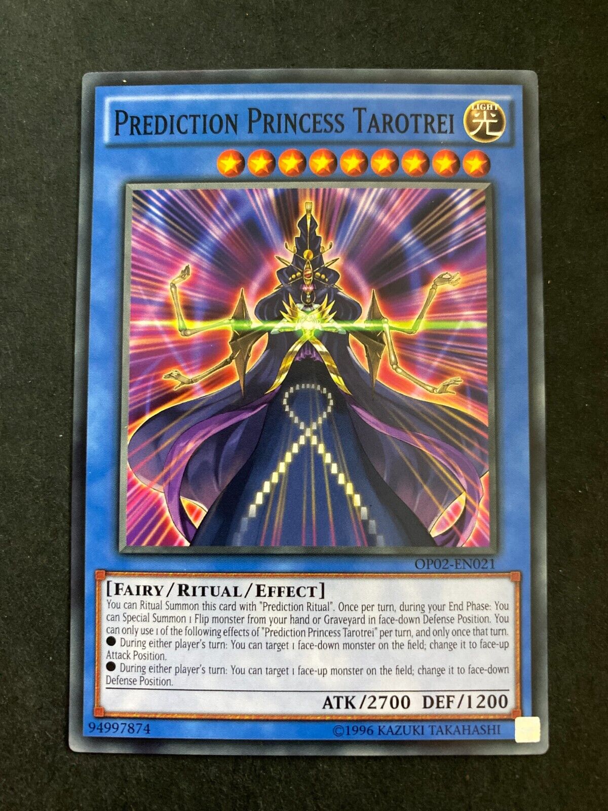 Yugioh Prediction Princess Tarotrei OP02-EN021 Common Unlimited Edition MP/LP