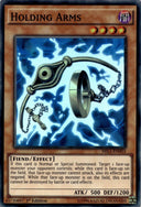 Yugioh Holding Arms MIL1-EN003 Super Rare 1st Edition MP