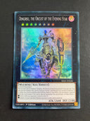 Yugioh Dingirsu, the Orcust of the Evening Star RA01-EN040 Super Rare 1st Ed NM