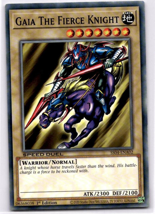 Yugioh Gaia The Fierce Knight SS04-ENA02 Common 1st Edition NM
