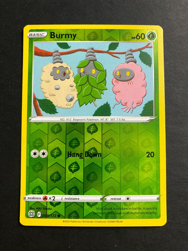 Pokemon Burmy 009/172 Brilliant Stars Reverse Holo LP