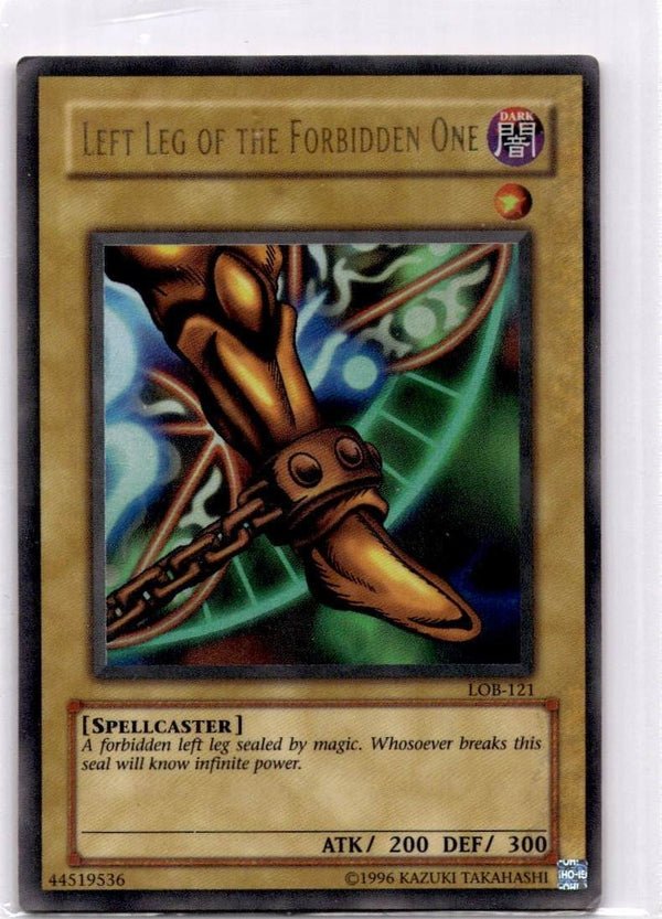 Yugioh Left Leg of the Forbidden One LOB-121 Ultra Rare (Original Print) Unl HP