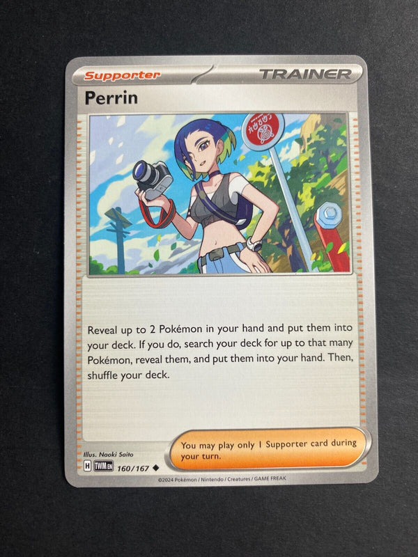 Pokemon Perrin 160/167 Twilight Masquerade Non Holo NM