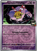 Pokemon Team Rocket's Chingling 085/182 Destined Rivals Reverse Holo NM